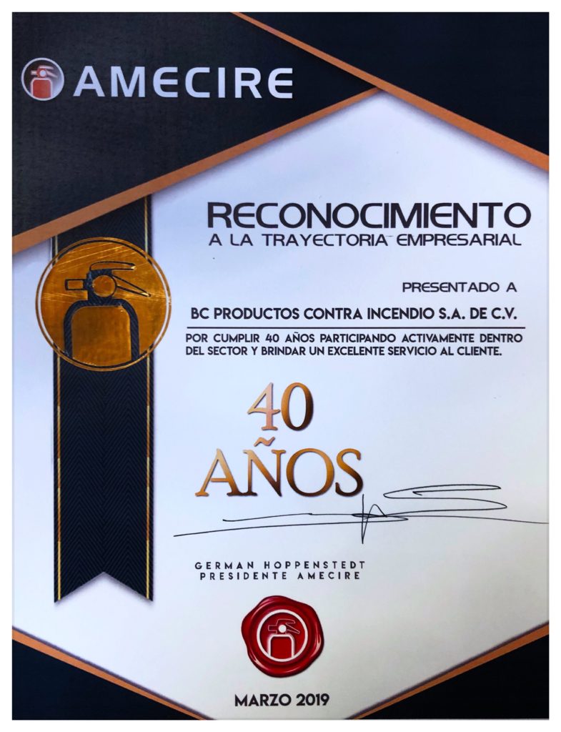 CONTAMOS CON 40 AÑOS DE EXPERIENCIA EN EL MERCADO